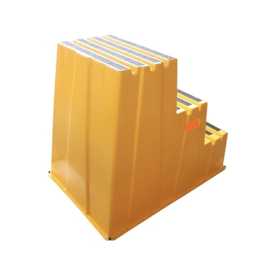 Polyethylene Step Stand Stacking Step Stools 28-3/4" Overall Height Unique Design