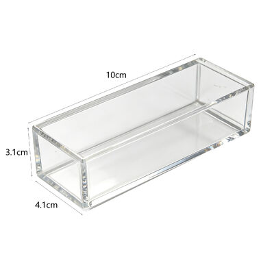 Customize Acrylic Storage Box with Lid Acrylic Box with Sliding Lid