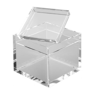 Customize Acrylic Boxes with Lid for Display Clear Plastic Square Cube