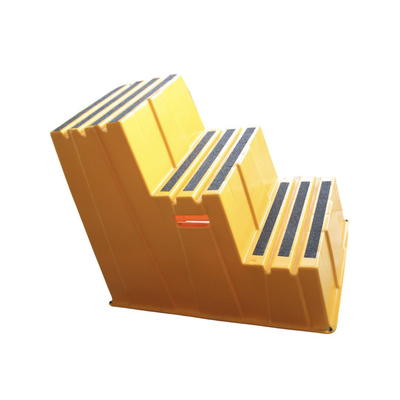 Durable Polyethylene Stackable Step Stool Net Weight 17.6 Lb Nestable