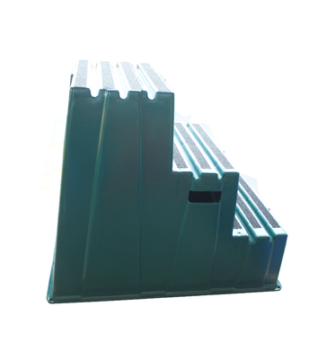 Polyethylene Step Stand Stacking Step Stools 28-3/4" Overall Height Unique Design