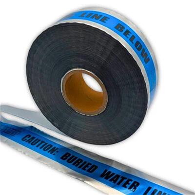 Custom Printed Logo Detectable Underground Marking Tape Roll Non-adhesive Warning Tape