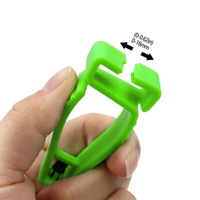 Custom High Strength POM Plastic Anti-lost Safety Non Slip Glove Clip Holder for Work Gloves